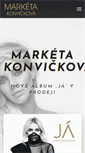 Mobile Screenshot of marketakonvickova.com